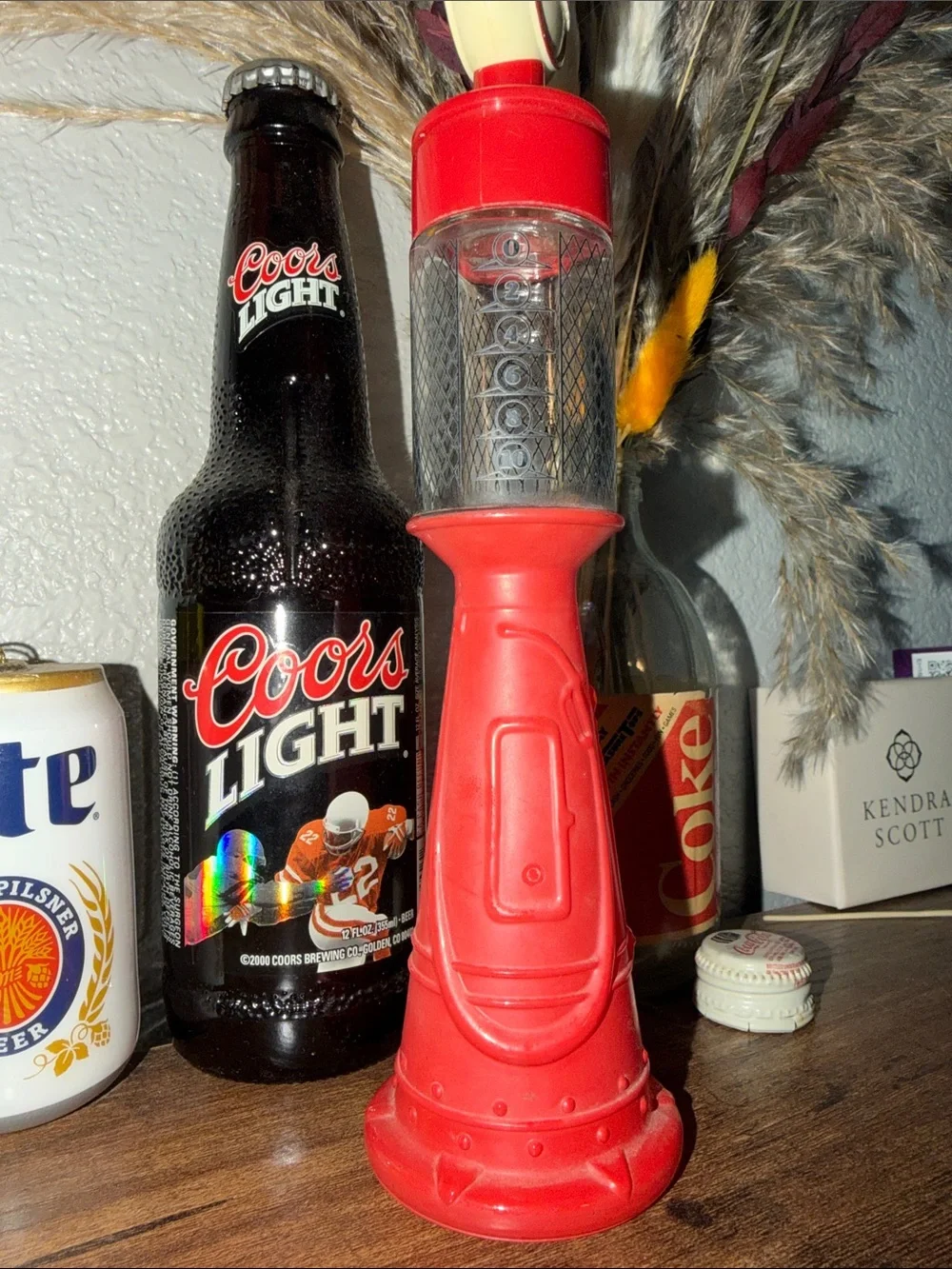 Vintage Avon Red GAS Pump Bottle aftershave bottle- Home  Decorations